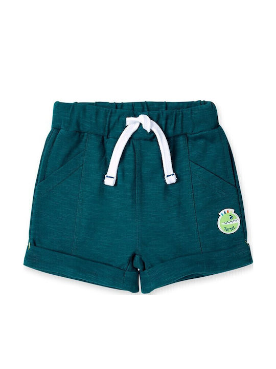 Kinder-Shorts/Bermudas Stoff Petrol Blau