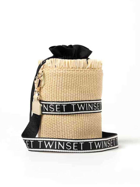 Twinset Παιδική Τσάντα Ώμου Μπεζ