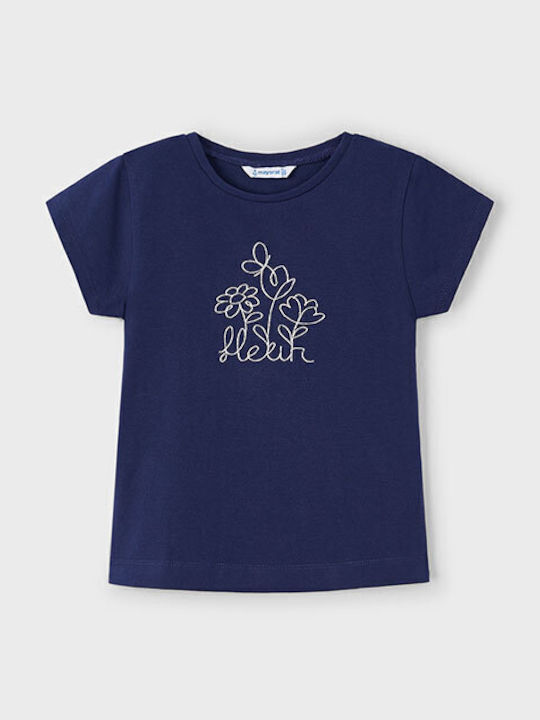 Mayoral Παιδικό T-shirt Μπλε Σκούρο Basic