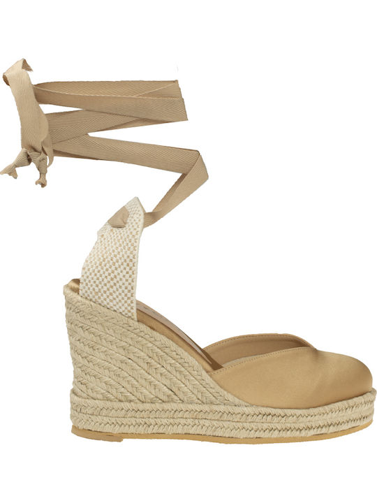 Sante Women's Platform Espadrilles Gold