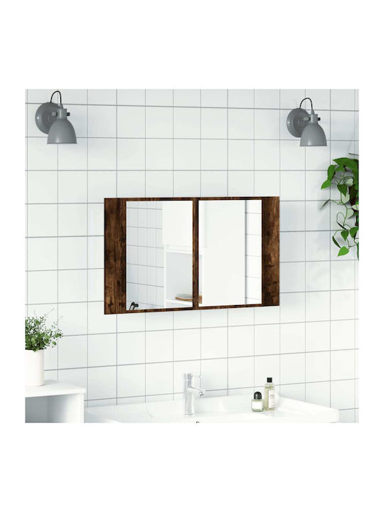 vidaXL Bathroom Mirror Led made of Plastic with...