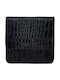 Leather Men's Wallet Coins Black