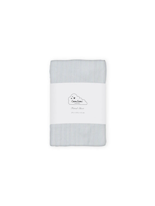 Cam Cam Copenhagen Stripes Baby Sheet Crib Cott...