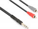 Vonyx Cable 6.3mm male - 2x RCA male 3m