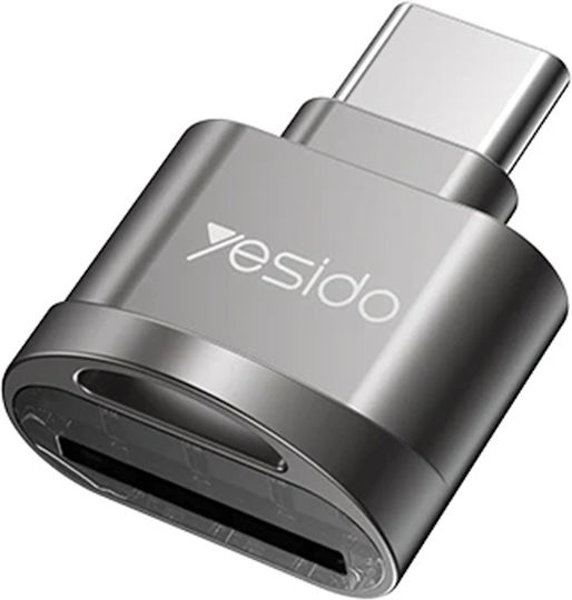 Yesido Gs19 Card Reader Type-C για microSD Γκρι
