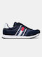 Tommy Hilfiger Runner Casual Ανδρικά Sneakers Μπλε
