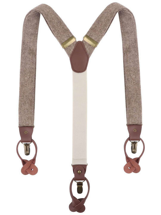 Karlowsky Suspenders Monochrome Brown