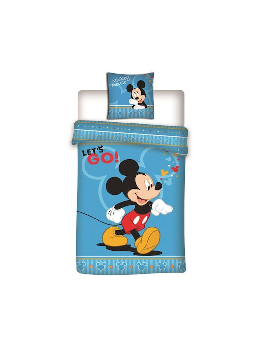 Disney Kinderbettbezug Einzel Hellblau 140x200cm