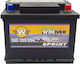 Winner Batterie Auto Sprint mit Kapazität 60Ah und CCA 540A