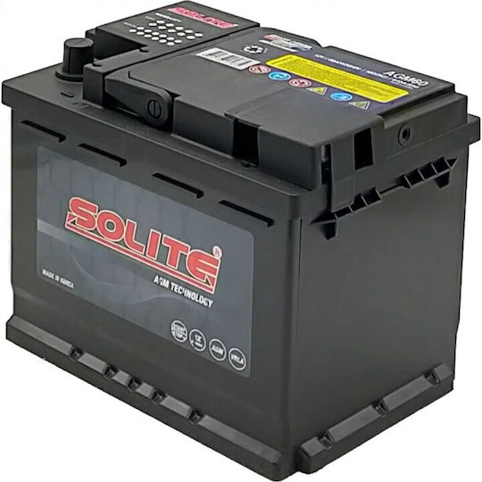 Solite Batterie Auto 60 mit Kapazität 60Ah