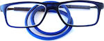 Reading Glasses +2.50 with Magnet in Blue color 5050