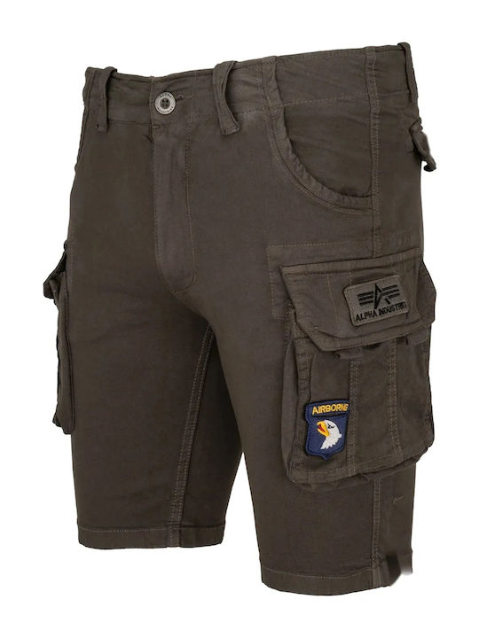 Alpha Industries Crew Men's Slim Fit Shorts GRE...