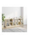 Sonoma Beech Bookcase 204x37x75cm