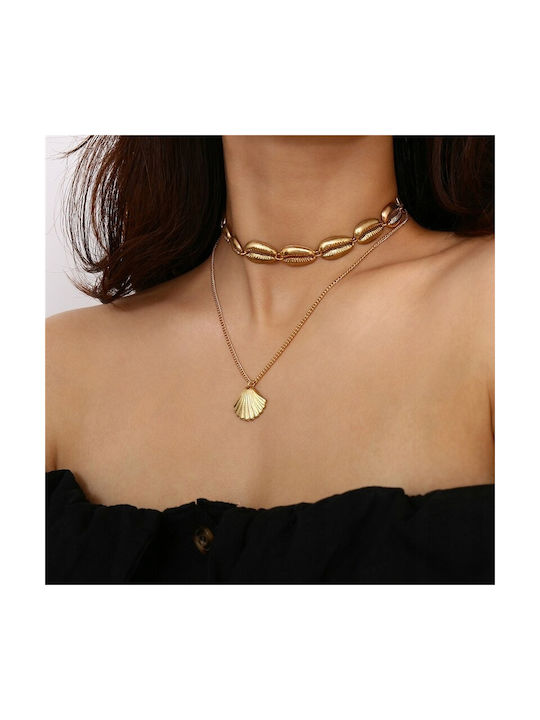 Choker Placat cu aur