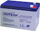Pattern Battery SEALED LEAD TYPE 12V/7.2Ah SEC 4.8mm PT7.2-12 PTN Pieces:5 UPS Battery with Capacity 7.2Ah and Voltage 12V 5pcs
