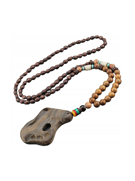 Nepal Buddhist Mala Colier cu Perle