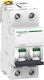 Schneider Electric Αυτόματη Ασφάλεια 3A Διπολική AC A9F74203