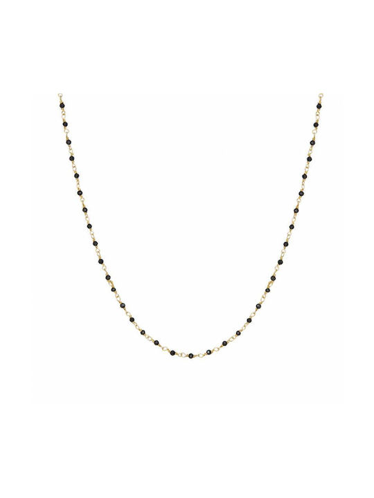 Necklace Rosary from Gold Plated Silver