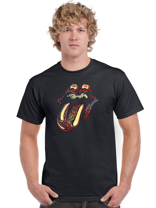 Pegasus Rolling Stone Tricou Negru Bumbac