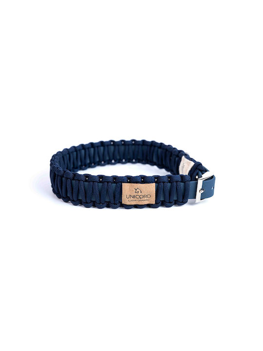 Unicord Dog Collar in Blue color Large 40mm