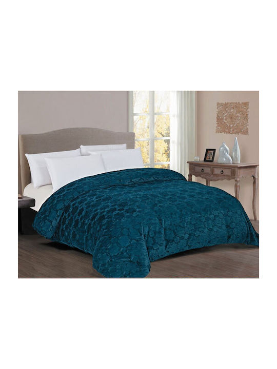 Dimcol Duvet Single 160x220cm 1830 Petrol Blue ...