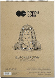 Happy Color Druckpapier A4 50x50 Blätter Schwarz