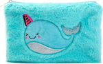 Inca Pencil Case with 1 Compartment Blue