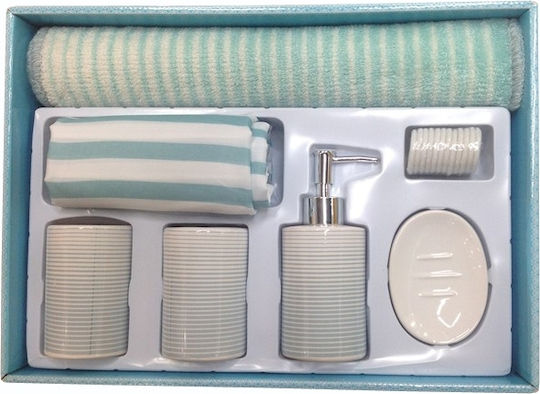 Etoile Etoile Ceramic Bathroom Accessory Set 7 Pieces