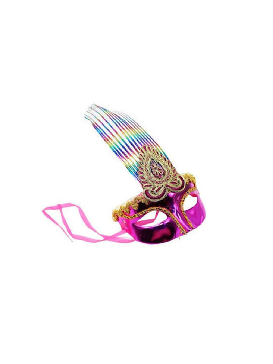 Carnival Mask Fuchsia