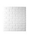 Self-Adhesive 3D Wall Panel White 77x77cm