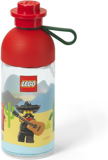 LEGO Παιδικό Παγούρι Πλαστικό με Βιδωτό Καπάκι Non Spill 500ml