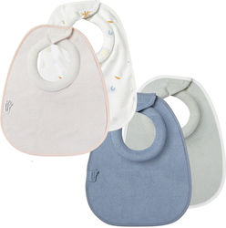 Tommee Tippee Lätzchen Stoff mit Bügelverschluss und Schlaufe Pink für 0 m+ 2Stück