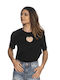 Only Love Feminin Tricou Black