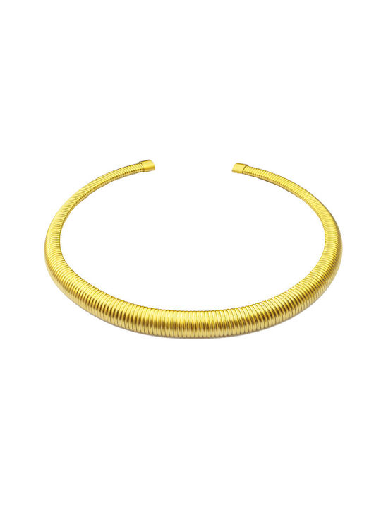 Theodora's Jewellery Choker from Gold Plated Steel