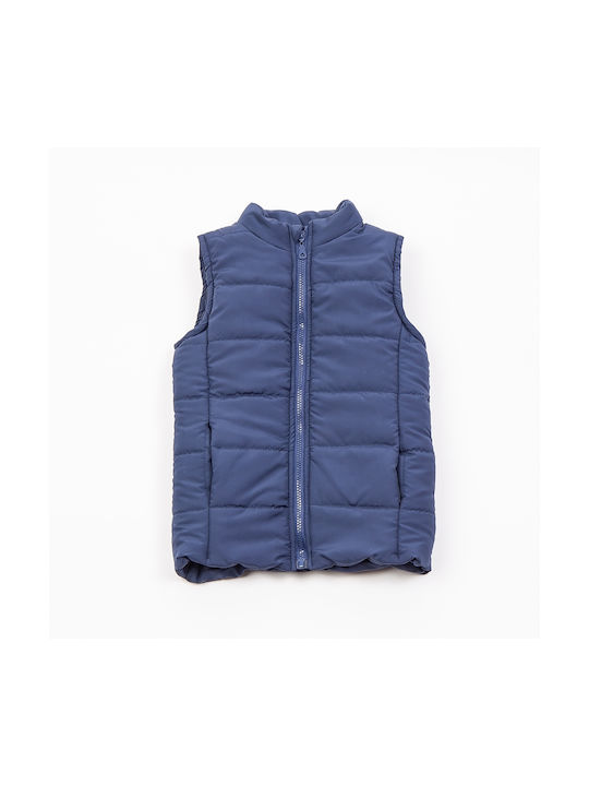 Trax Kids Casual Jacket Sleeveless Μπλε