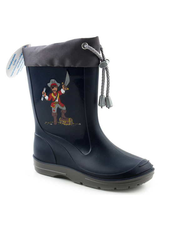 Beck Kids Wellies Navy Blue