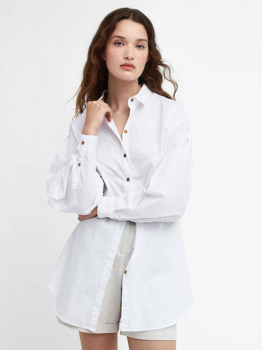 Barbour Women's Long Sleeve Shirt White