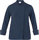 Giblor's Coat Chef Female Blue with Long Sleeve