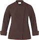 Giblor's Coat Chef Female Brown with Long Sleeve