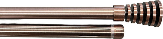 My Home Luxury Metalic Galerie pentru perdele Simplu Φ28mm 310buc Bronz