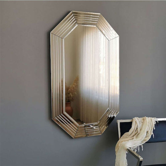 Aberto Design 552NOS2184 Καθρέπτης Καφέ 100x60cm Aberto Design 552NOS2184 Καθρέπτης Καφέ 100x60cm