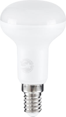 GloboStar Λάμπα LED για Ντουί E14 και Σχήμα R50 Φυσικό Λευκό 776lm Dimmable