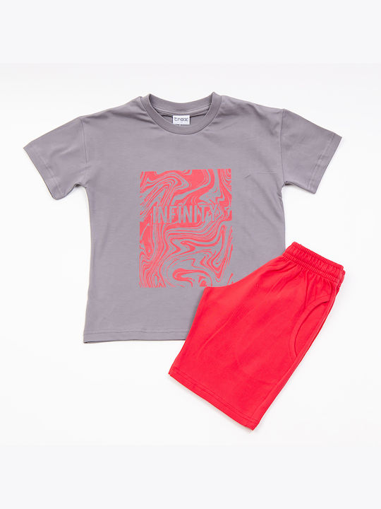 Trax Kids Set with Shorts Summer 2pcs gri