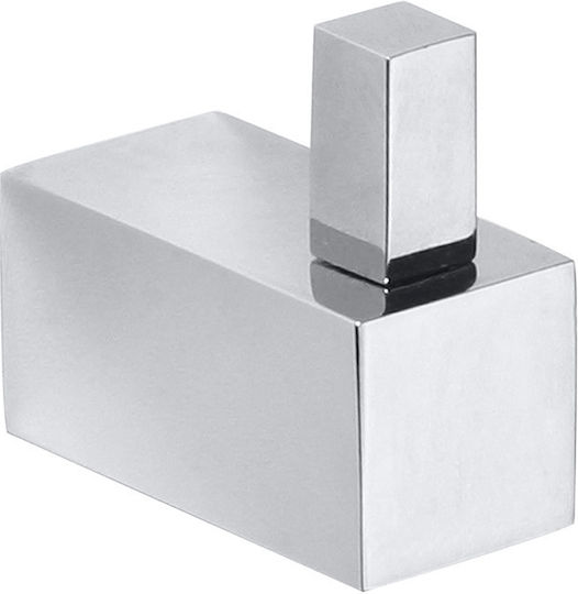 Bemeta Καλόγερος Μπάνιου Μονός ​3.8x3.8cm Ασημί