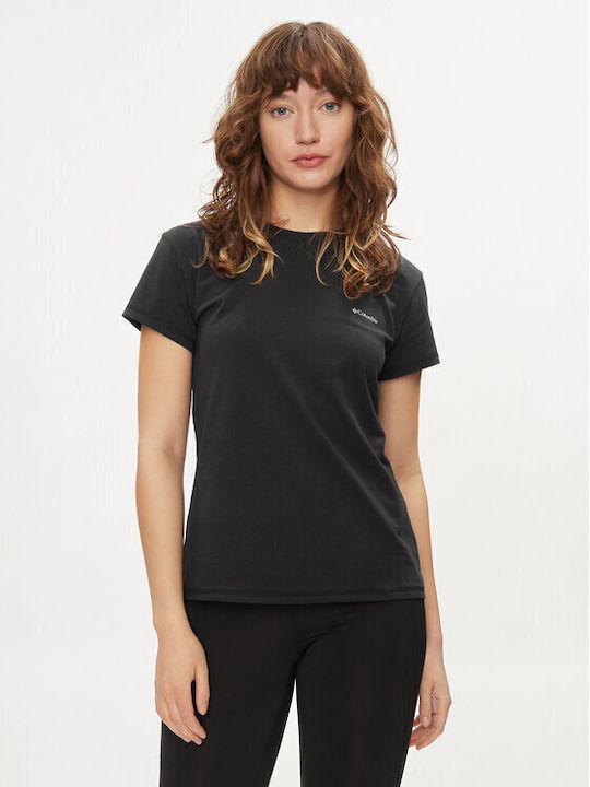 Columbia Damen Sport T-Shirt Schwarz