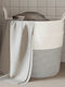 vidaXL Storage Basket Fabric Gray 43x43x38cm 1pcs
