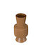 GloboStar Decorative Vase Amalfi Orange 7.5x7.5x20cm