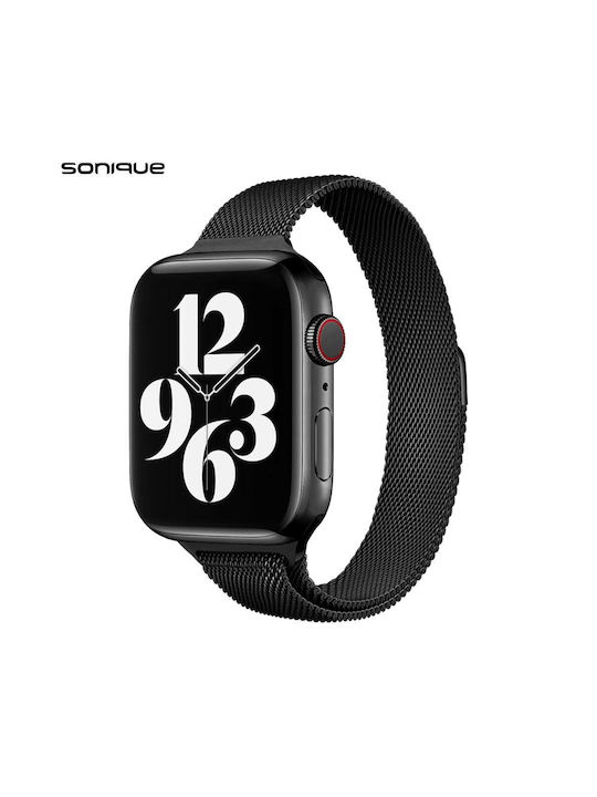 Sonique Λουράκι Ανοξείδωτο Ατσάλι Μαύρο ( Apple...