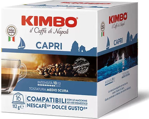 Kimbo Capsule Espresso Capri Compatibile cu Mașina Dolce Gusto 96capace