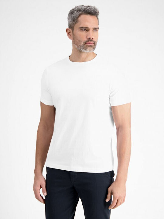 Lerros T-shirt Bărbătesc cu Mânecă Scurtă White